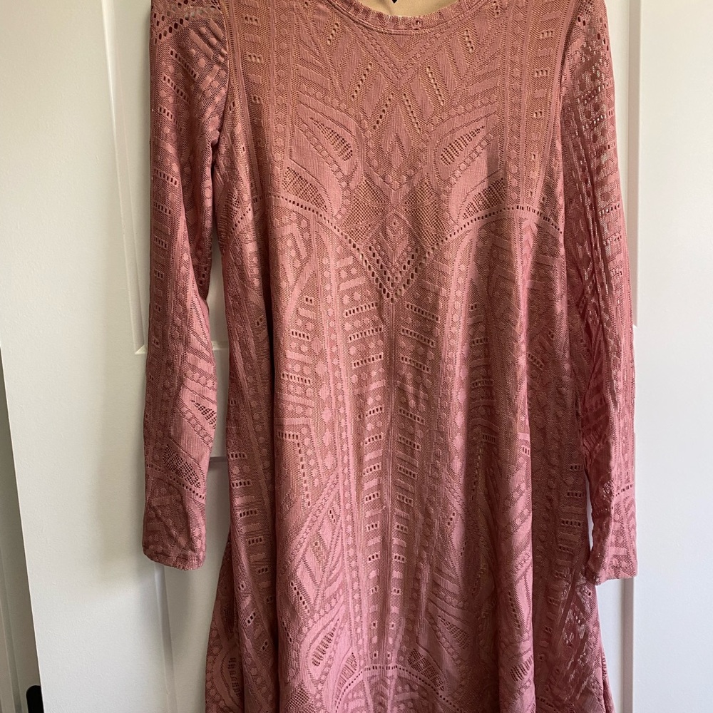 BCBG Lace Maternity Dress